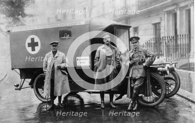 Daimler ambulance, World War 1. Creator: Unknown.
