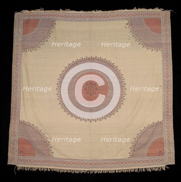 Shawl, British, 1840-49. Creator: Unknown.