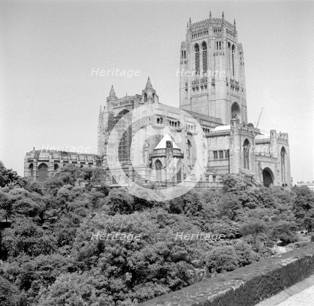 Cathedral Church of Christ, St James Road, Liverpool, Merseyside, 1945-1980. Artist: Eric de Maré