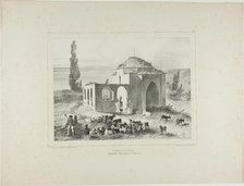 Mariah Tomb, Bachtcheh-Seraï, Crimea, August 21, 1837, 1838. Creator: Auguste Raffet.