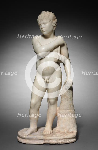 Youth with Jumping Weights, c. 40-70. Creator: Unknown.