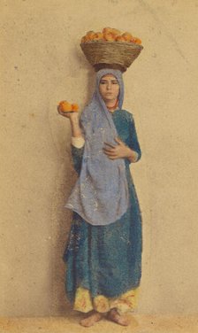 Marchande d'oranges, about 1860. Creator: Wilhelm Hammerschmidt.