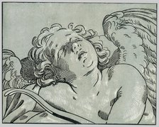 A sleeping cupid, 1630-45. Creator: Bartolomeo Coriolano.