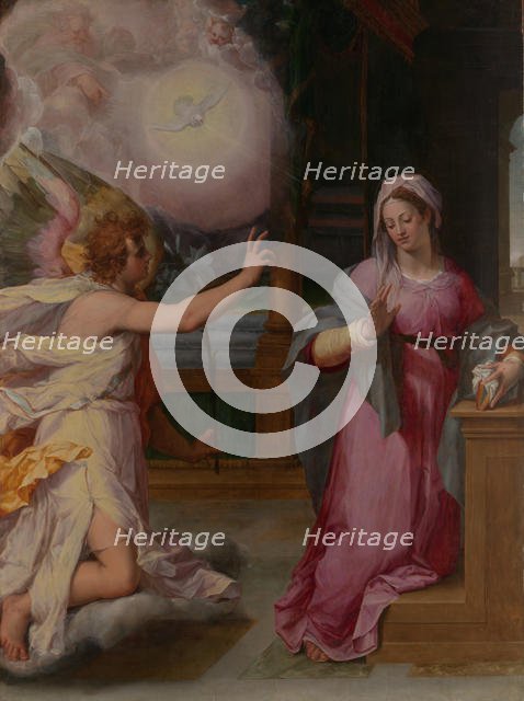 The Annunciation, ca. 1585. Creator: Peter Candid.