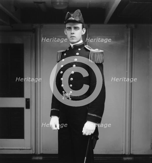 U.S.S. Brooklyn, Ensign Proctor, between 1896 and 1899. Creator: Unknown.