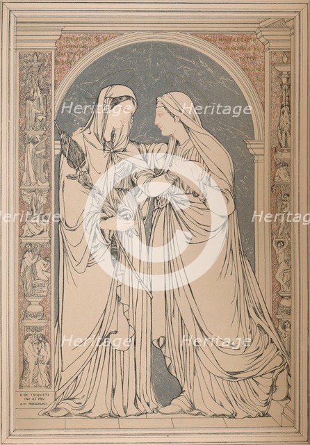 A Marble Mosaic Picture, by The Baron H. De Triqueti, Paris', 1893.  Artist: Robert Dudley.