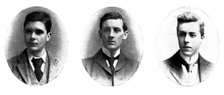 Three portraits - Cambridge University scholars, 1898. Creators: Charles Frederick Treble, Stearn and Sons.