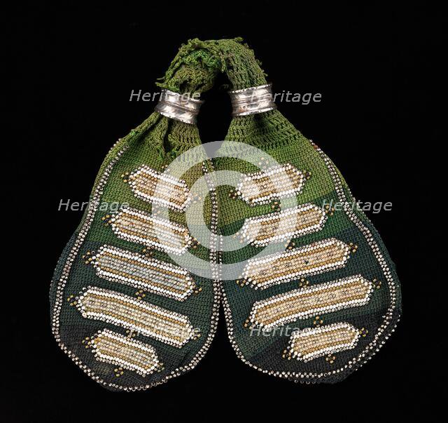 Miser's purse, American, 1840-60. Creator: Unknown.