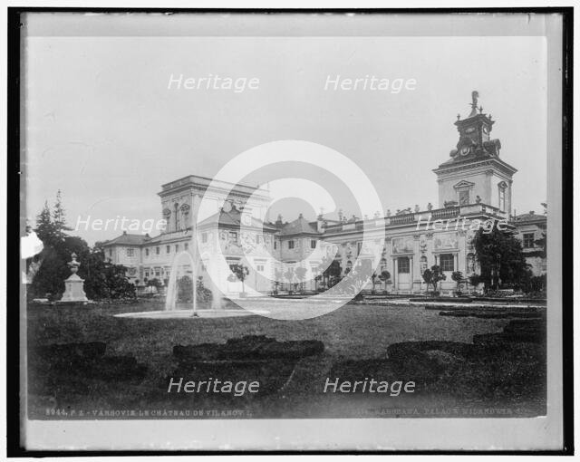 Varsovie. Le Chateau de Vilanov I. Warszawa Palac W Wilanowie, between 1910 and 1920. Creator: Harris & Ewing.