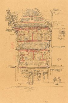 Red House, Paimpol, 1893. Creator: James Abbott McNeill Whistler.