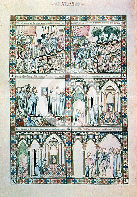 Cantiga XLVI: 'Esta é como a omagen de Santa Maria, que un mouro guardava en sa casa onrradamente…