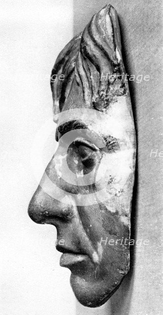 Death mask of Admiral Lord Nelson. Artist: Unknown