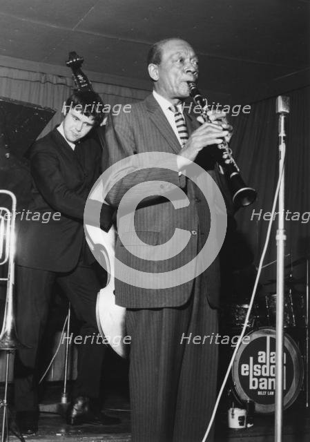 Edmond Hall, Mick Gilligan and the Alan Elsdon Band, 1966. Creator: Brian Foskett.