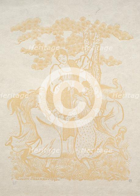 Illustration 25: La Ronde, 1893. Creator: Lucien Pissarro (British, 1863-1944).