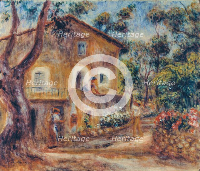 The estate of Les Collettes at Cagnes , 1912. Creator: Renoir, Pierre Auguste (1841-1919).