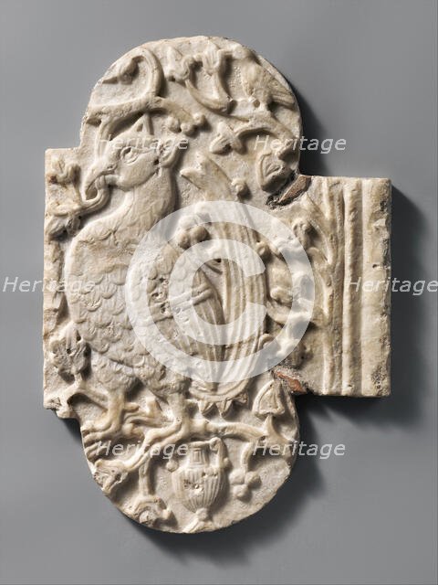 Relief with a Bird, Italian, 10th-11th century. Creator: Unknown.