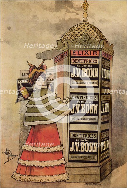 Elixir-Dentifrices du Docteur J. V. Bonn, 1893. Artist: Guillaume, Albert (1873-1942)