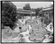 Falls above Brockway Gorge, Vt., between 1900 and 1906. Creator: Unknown.