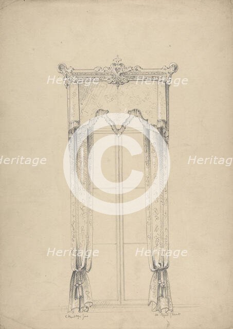 Design for Curtains, 1841-84. Creator: Charles Hindley & Sons.