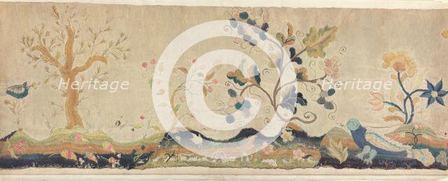 Crewel Embroidery Valance, c. 1937. Creator: Lawrence Peterson.