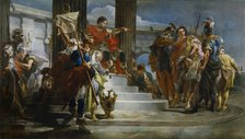 Scipio Africanus Freeing Massiva. Artist: Tiepolo, Giambattista (1696-1770)