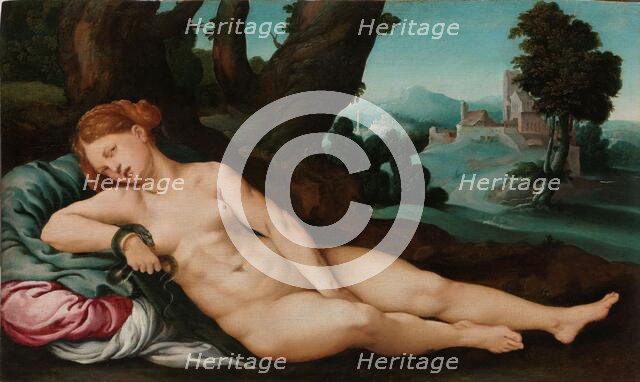 The Dying Cleopatra, c.1520-c.1524. Creator: Jan van Scorel.