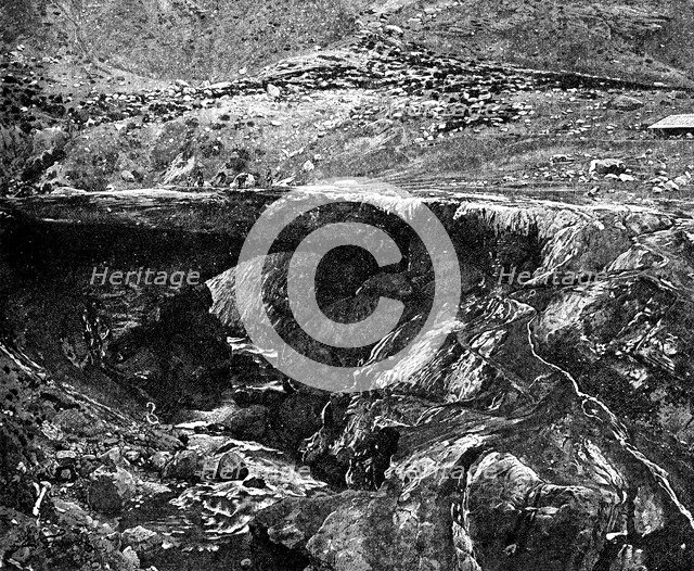 An Inca Bridge, Peru, 1895. Artist: Unknown