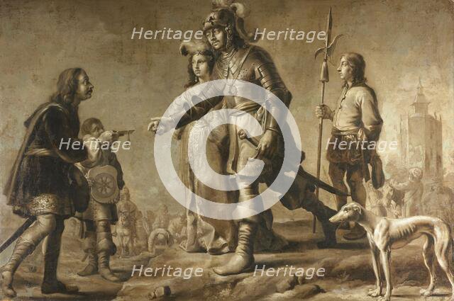 Boudewijn van Heusden (830-870) and his Wife Sophia Receiving Homage from the..., c.1626, c.1626. Creator: Unknown.