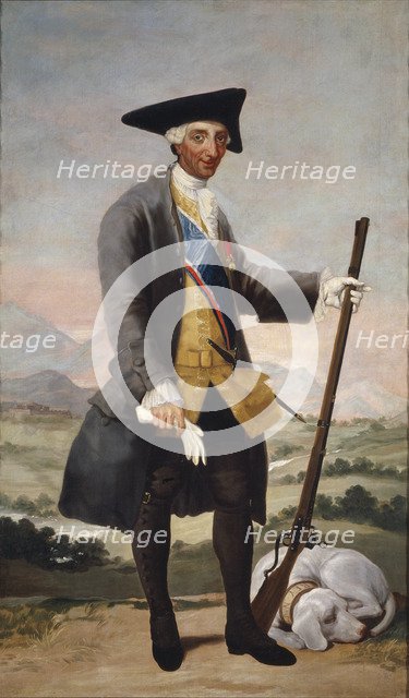 Portrait of Charles III, King of Spain, c. 1787. Artist: Goya, Francisco, de (1746-1828)