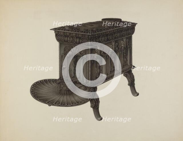 Foot Stove, c. 1937. Creator: Wilbur M Rice.