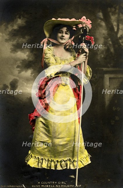 Olive Morell, actress, 1903.Artist: Rotary Photo