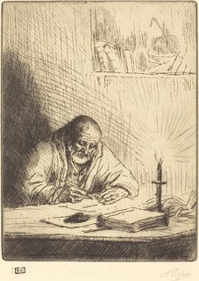 Archeologist (L'archeologue). Creator: Alphonse Legros.