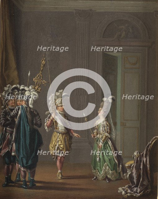 King Gustav III of Sweden and Ulrika Eleonora von Fersen.