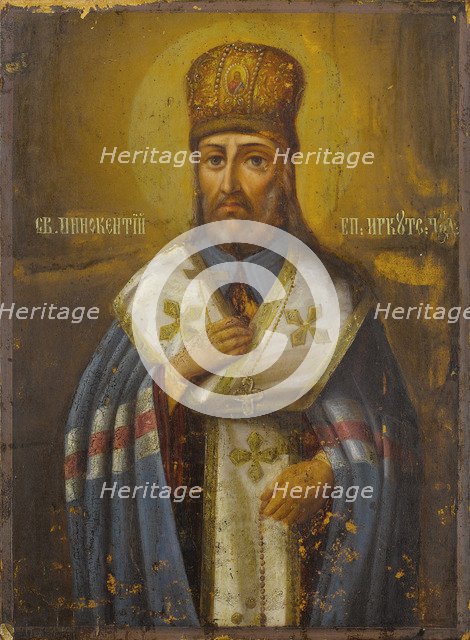 Saint Innocent, bishop of Irkutsk, 19th century. Artist: Russian icon  