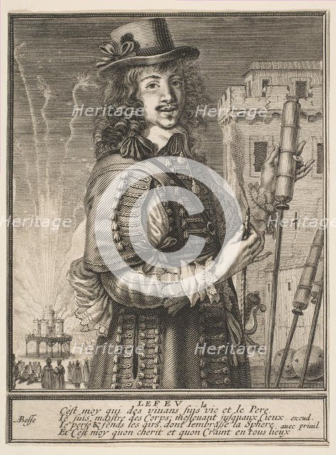 Fire, ca. 1630. Creator: Abraham Bosse.