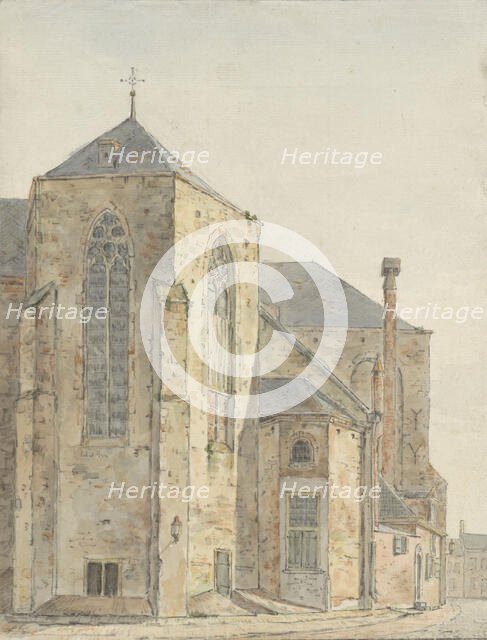 Peter's Church in Utrecht, 1814-1834. Creator: Pieter van Oort Hzn.