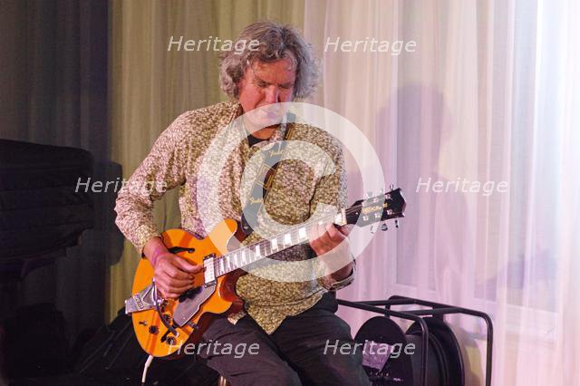 John Etheridge, Watermill Jazz Club, Dorking, Surrey, 28 May 2019. Creator: Brian O'Connor.