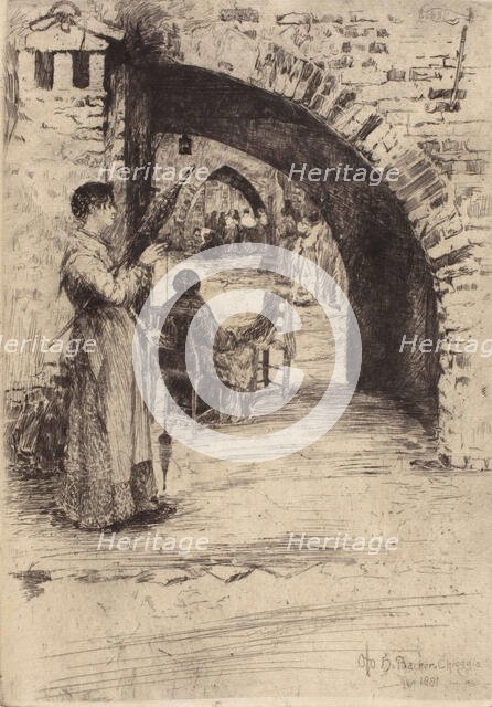 Reteria (Net Makers), 1881. Creator: Otto Henry Bacher.