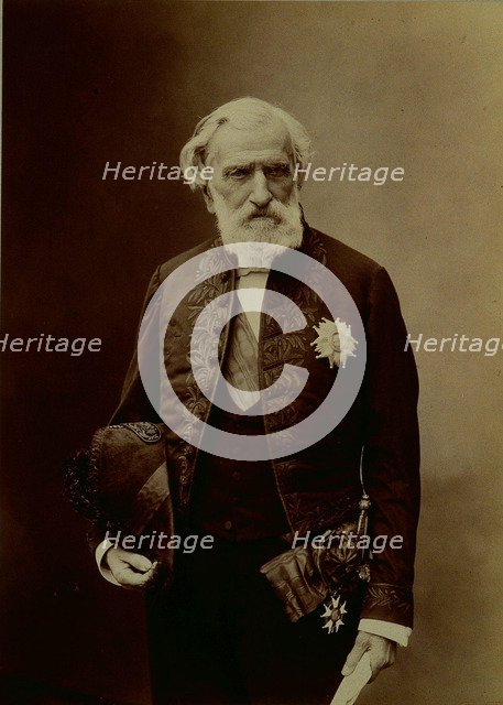 Portrait of the composer Ambroise Thomas (1811-1896).