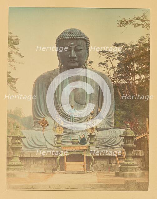 The Bronze Buddha at Kamakura, 1897. Creator: Ogawa Kazumasa.