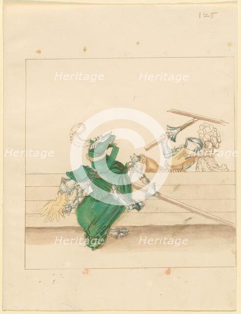 Freydal, The Book of Jousts and Tournament of Emperor Maximilian I: Combats...Plate 113, c1515. Creator: Unknown.