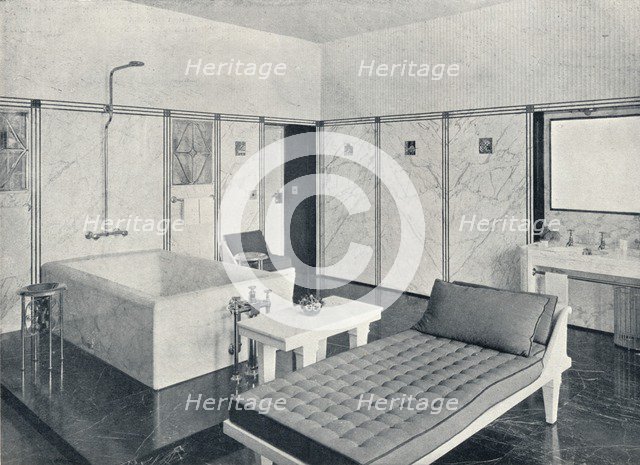 The Bathroom of the Stoclet Palace, Brussels, Belgium, c1914. Artist: Unknown.