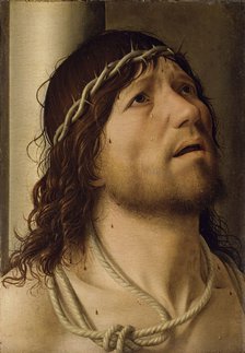 Christ at the Column. Artist: Antonello da Messina (ca 1430-1479)