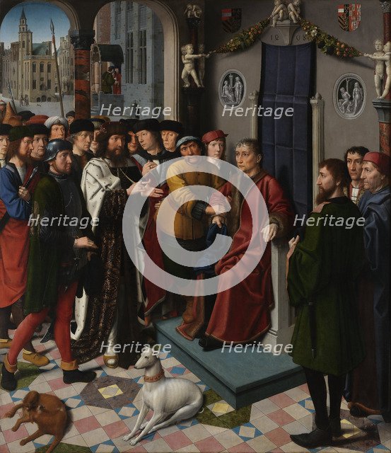 The Judgment of Cambyses (left panel), 1498. Artist: David, Gerard (ca. 1460-1523)