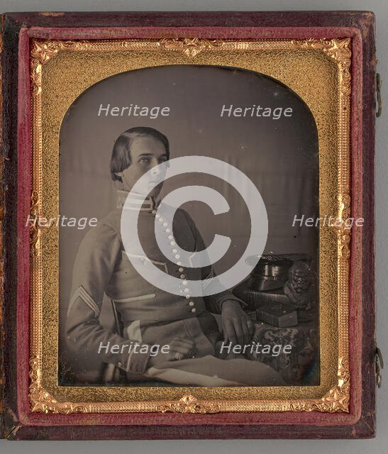 Untitled (Portrait of a Seated Man), 1852. Creator: Unknown.