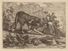Landscape with Greyhound and Rifle, 1642. Creator: Jan Fyt.