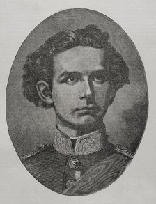 Ludwig II of Bavaria, (1845-1886), King of Bavaria (1864-1886), 1871.  Creator: Unknown.