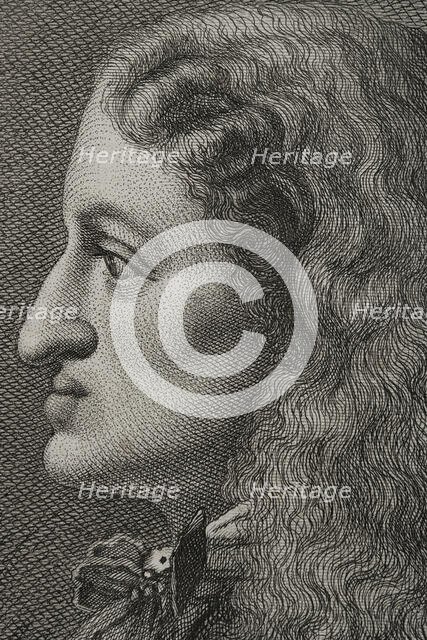 Portrait of Charles II, the Bewitched (1661-1700), King of Spain (1665-1700), 1879.  Creators: Alphonse Charles Masson, Magin Pujadas.