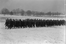 Camp Meade, Maryland - Winter Views, 1917. Creator: Harris & Ewing.