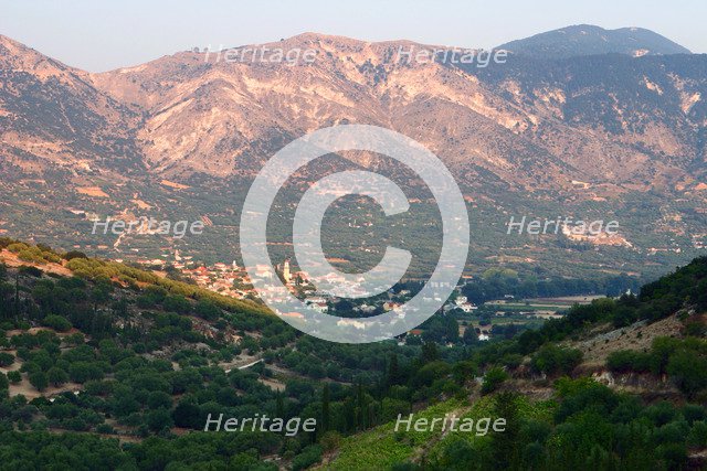 Mountain scenery, Kefalonia, Greece
